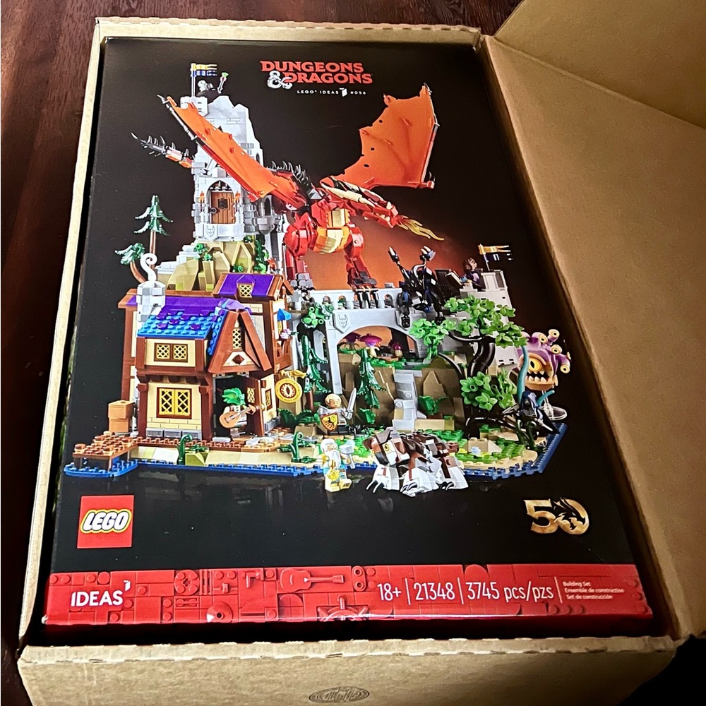 LEGO 21348 Dungeons & Dragons Red Dragon’s Tale Building Set, NWT!!